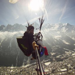 Tandem Paragliding with Fly Chamonix via Flying Mammut