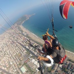 Tandem Paragliding in Alanya Antalya Turkey with ENG Air via Flying Mammut