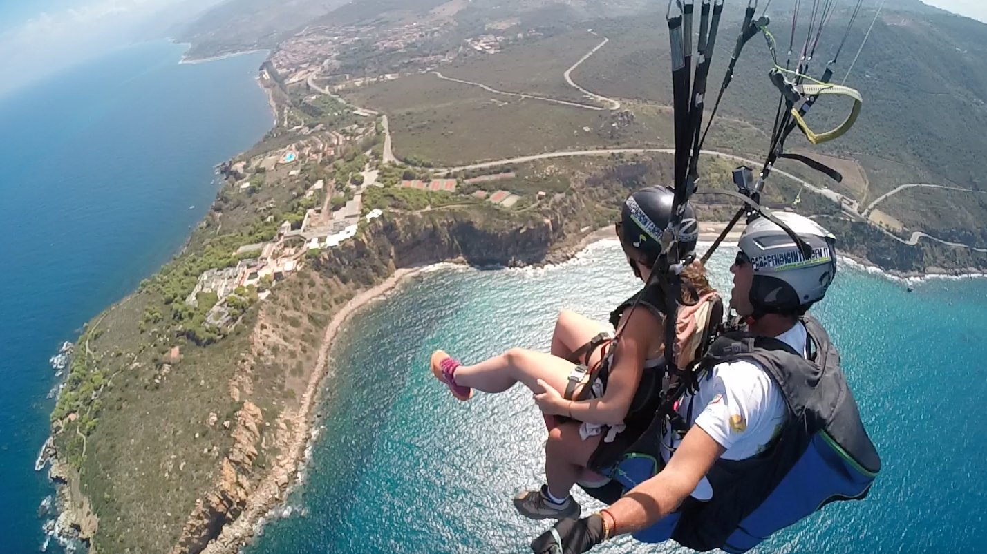 Tandem Paragliding in Palermo Sicily Italy